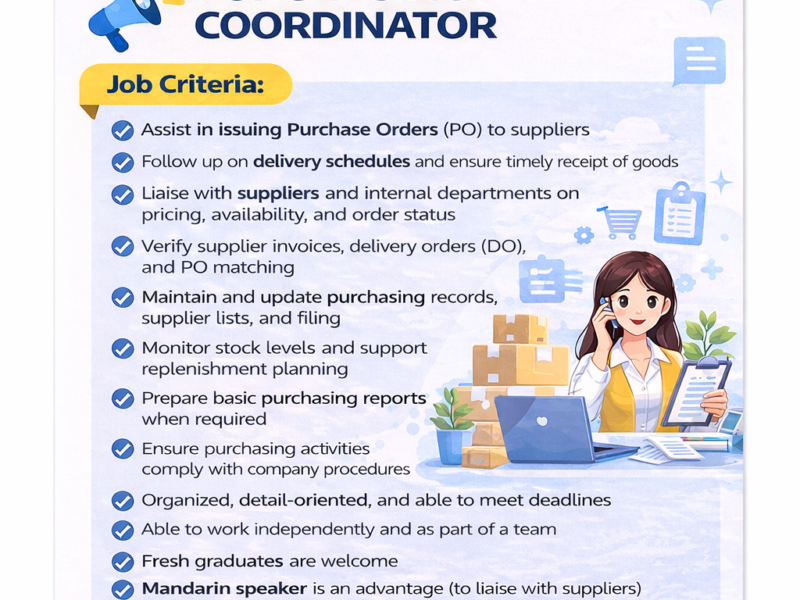 Purchasing Admin/Coordinator